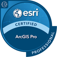 Badge certification Esri ArcGIS Pro Professional